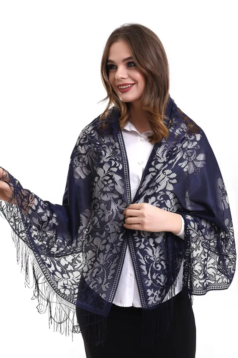 Narin Tül Şal Mor 60x160 - 6