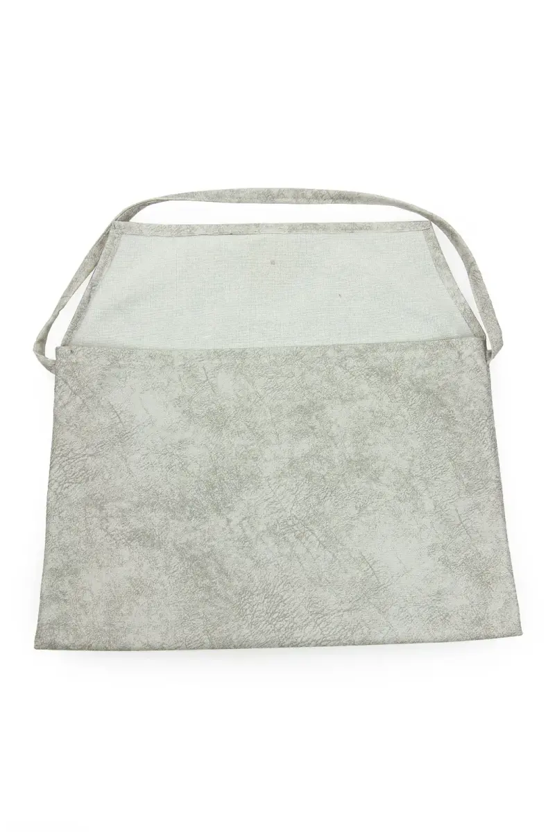 Nubuk Cami Boy Kuranı Kerim Taşıma Çantası Beyaz - 2