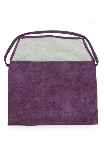 Nubuk Cami Boy Kuranı Kerim Taşıma Çantası Mor - Medrese Yayınları (1)