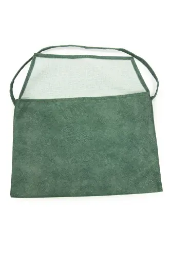 Nubuk Cami Boy Kuranı Kerim Taşıma Çantası Yeşil - Medrese Yayınları (1)