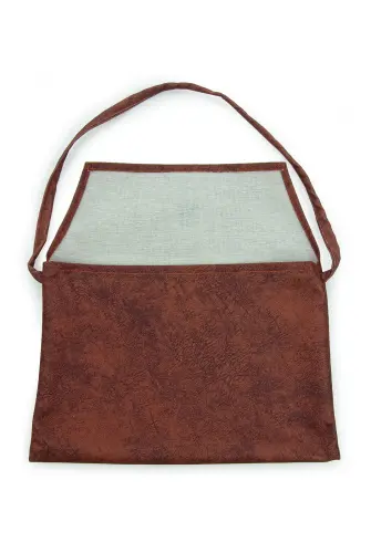 Nubuk Rahle Boy Kuranı Kerim Taşıma Çantası Bordo - Medrese Yayınları (1)