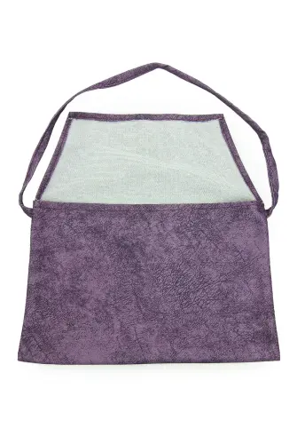 Nubuk Rahle Boy Kuranı Kerim Taşıma Çantası Mor - Medrese Yayınları (1)