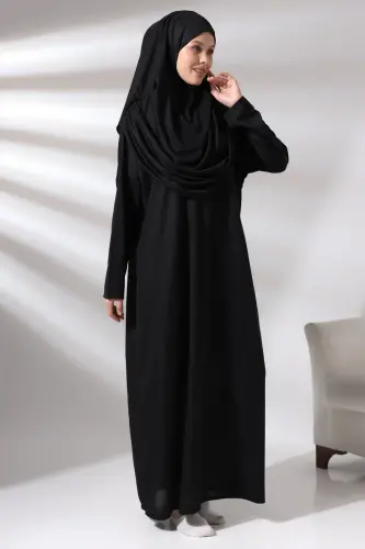 One Piece Prayer Dress - Black - 5015 - 6