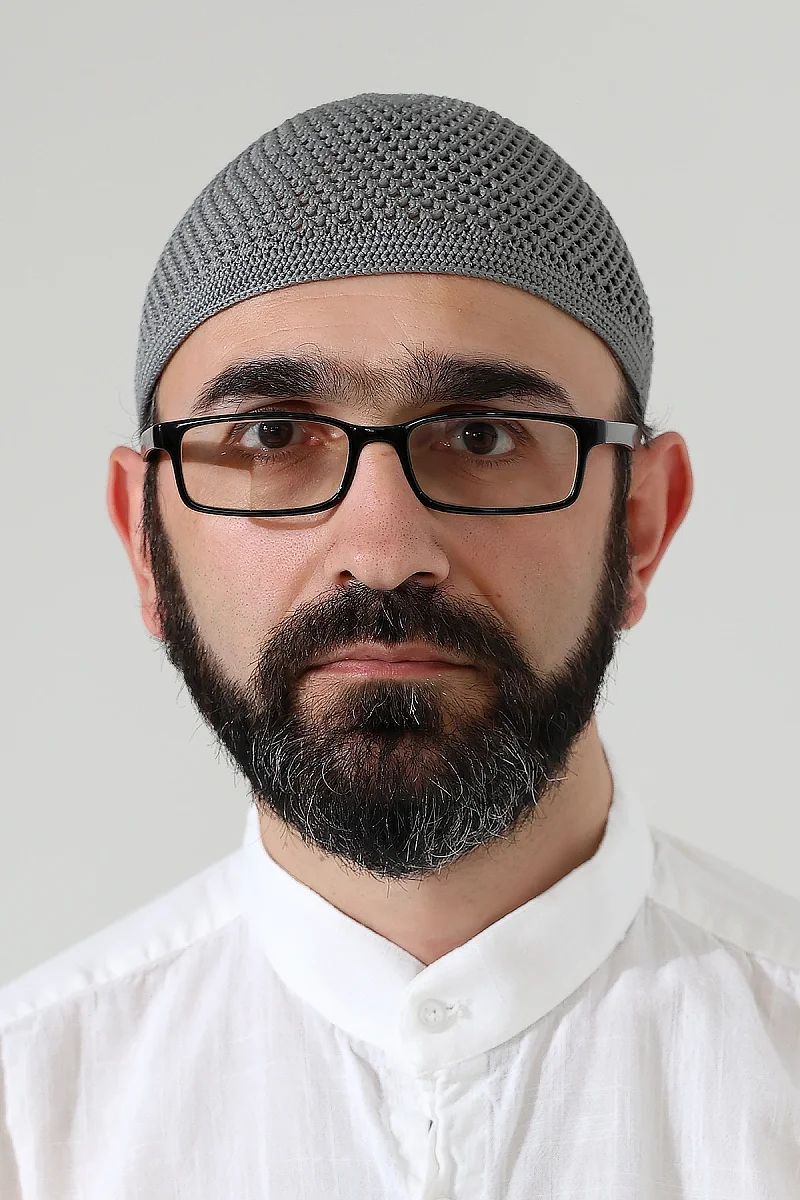 Örme Esnek Orlon Namaz Takke - Gri - 2