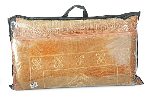 Ortopedik Minderli Seccade Kaymaz Tabanlı Yumuşak Dokulu Rahat Secde Seccadesi - Gold - 3