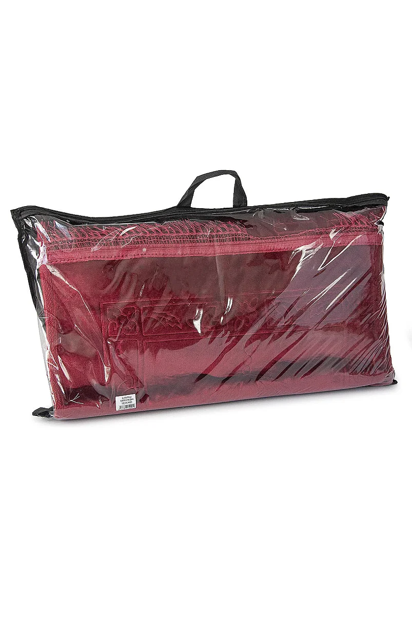 Ortopedik Minderli Seccade Kaymaz Tabanlı Yumuşak Dokulu Rahat Secde Seccadesi - Kırmızı - 7