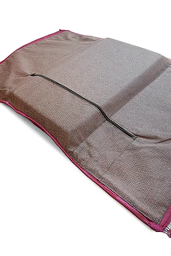 Ortopedik Minderli Seccade Kaymaz Tabanlı Yumuşak Dokulu Rahat Secde Seccadesi - Kırmızı - 13