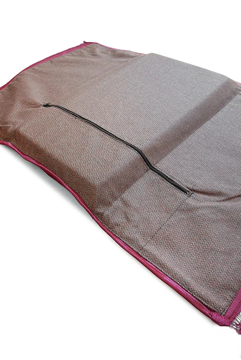 Ortopedik Minderli Seccade Kaymaz Tabanlı Yumuşak Dokulu Rahat Secde Seccadesi - Kırmızı - 13