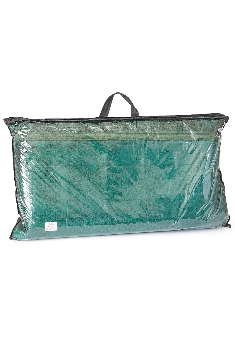 Ortopedik Minderli Seccade Kaymaz Tabanlı Yumuşak Dokulu Rahat Secde Seccadesi - Yeşil - 4