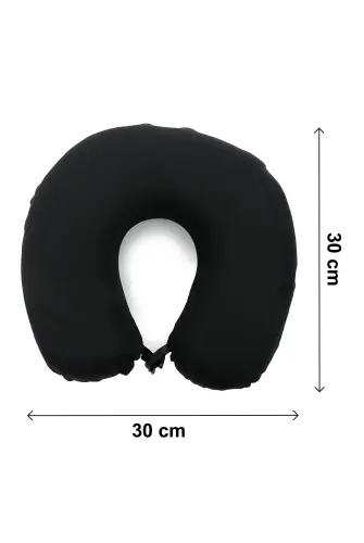 Ortopedik Seyahat Boyun Yastığı, Visco Hafızalı Boyun Destekli Yastık - 8