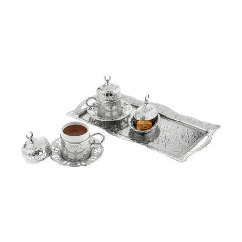 Oryant Yonca 2'li Kahve Seti Kutulu 125-S-K-11 - 1