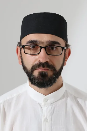 Osmanlı Arma Desenli Kalıp Kumaş Takke Siyah - 4