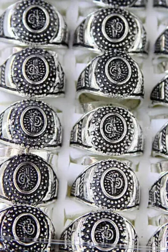 Osmanlı Tuğralı Erkek Yüzüğü 42'li-6128 - İhvan (1)