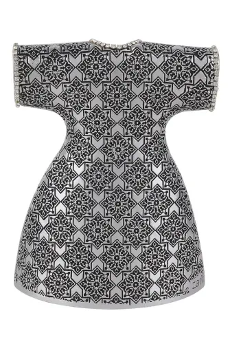 Osmanlı Tuğralı Kristal Taşlı Zarif Kaftan Dini Hediyelik Biblo Gümüş - İhvan (1)