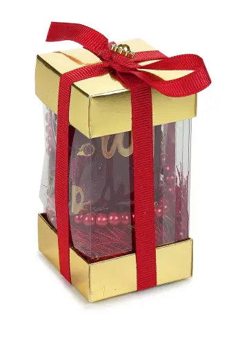 Özel Kutulu Mini Kadife Kaplı Kuran ve İnci Tesbih Seti Kırmızı 