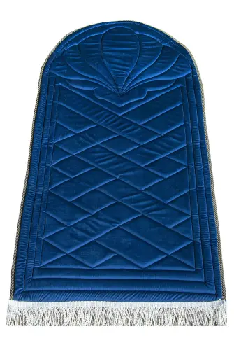 Padded Soft Prayer Rug - Dark Blue - 1