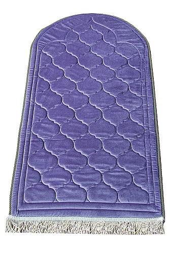 Padded Soft Prayer Rug - Purple - 2