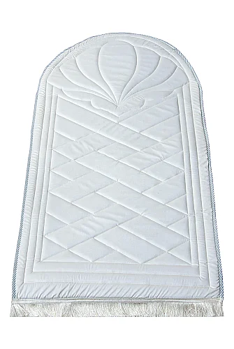 Padded Soft Prayer Rug - White - 2