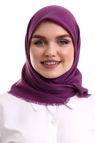 Pamuklu Pano Düz Desensiz Örtü Fuşya - ihvanonline (1)