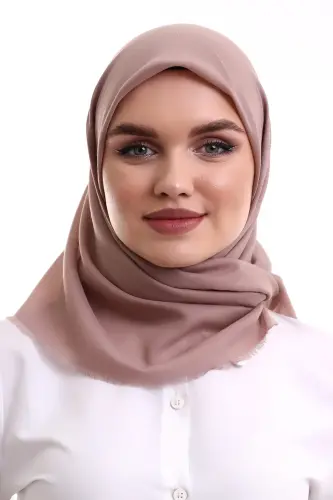 Pamuklu Pano Düz Desensiz Örtü Pudra - ihvanonline (1)