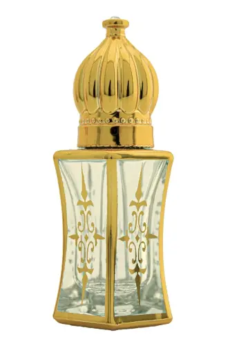 Parfüm Esans Cam Şişesi Gold Boş Esans Şişesi 6 Ml. Premium A115-6ML-2 