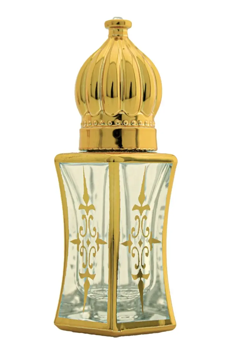 Parfüm Esans Cam Şişesi Gold Boş Esans Şişesi 6 Ml. Premium A115-6ML-2 - 1