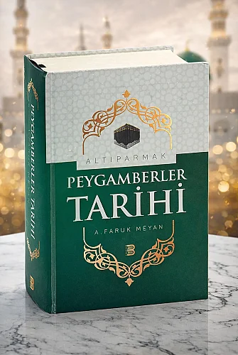 Peygamberler Tarihi Kitabı A. Faruk Meyan Ciltli - Büyük Boy - Yeşil - 1