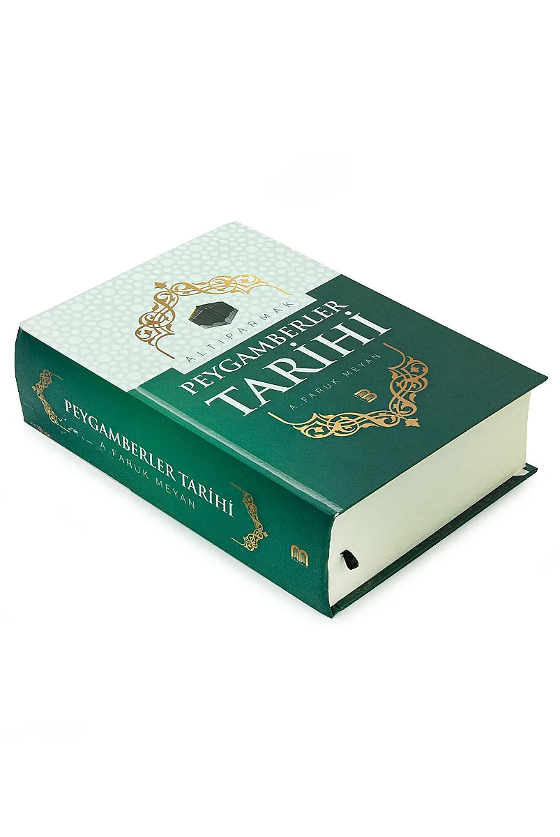 Peygamberler Tarihi Kitabı A. Faruk Meyan Ciltli - Büyük Boy - Yeşil - 7