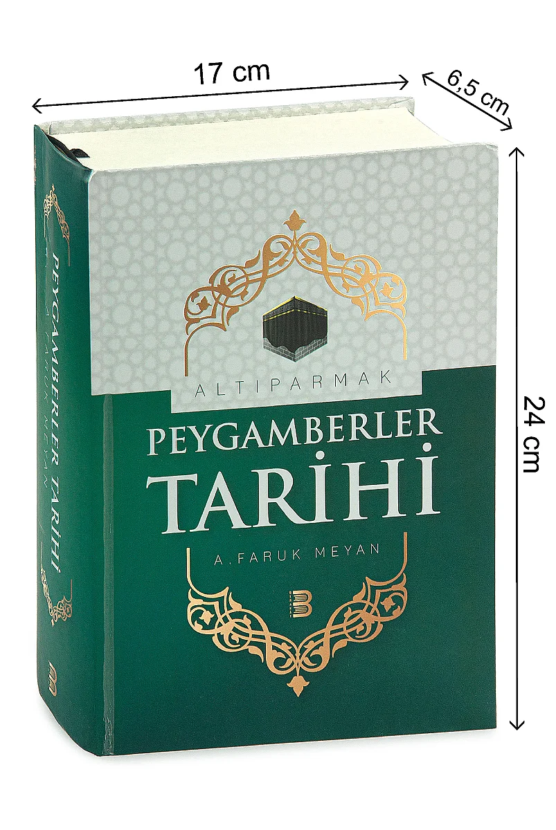 Peygamberler Tarihi Kitabı A. Faruk Meyan Ciltli - Büyük Boy - Yeşil - 2