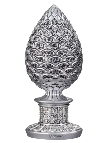Pine Cone Esmaül Hüsna (Medium Size) Silver - İhvan (1)