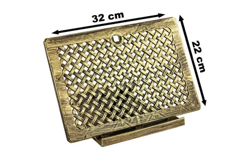 Plastic Desk - Practical Desk - Table Top Desk - Reading Stand - Gold Color - İhvan (1)