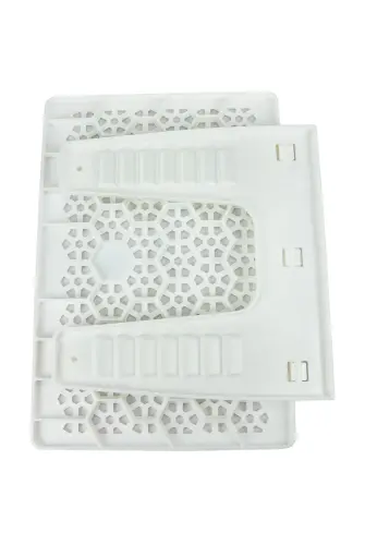 Plastik Rahle - Pratik Rahle - Masa Üstü Rahlesi - Kitap Okuma Standı - Beyaz Renk - İhvan (1)