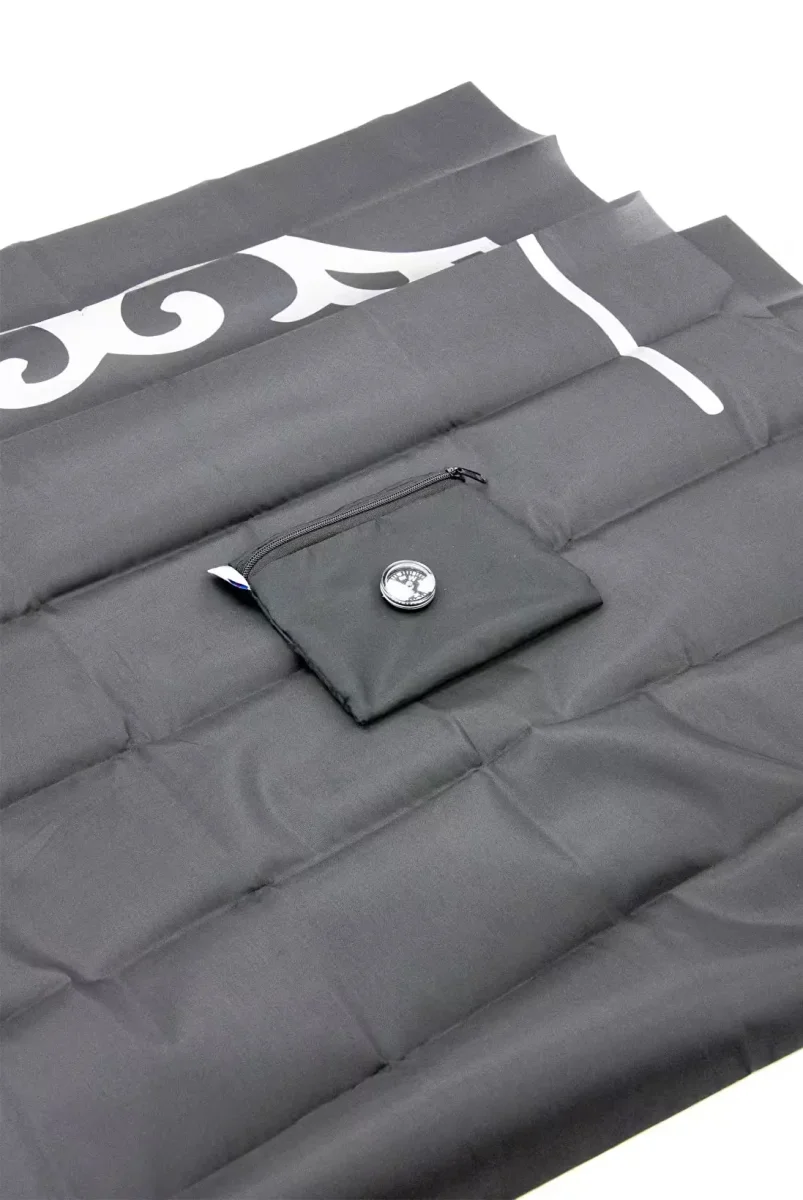Pocket Prayer Rug with Compass - Black Color - 3