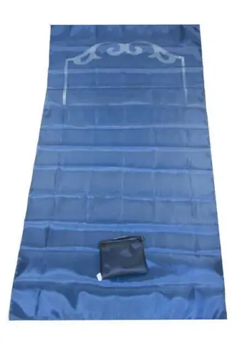 Pocket Prayer Rug - Navy Blue Color - 1