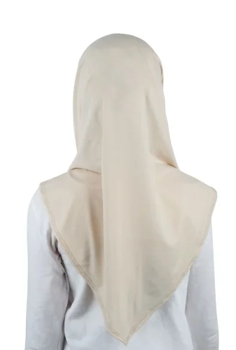 Pratik Hazır Geçmeli Boneli Çocuk Şal Bej - 4