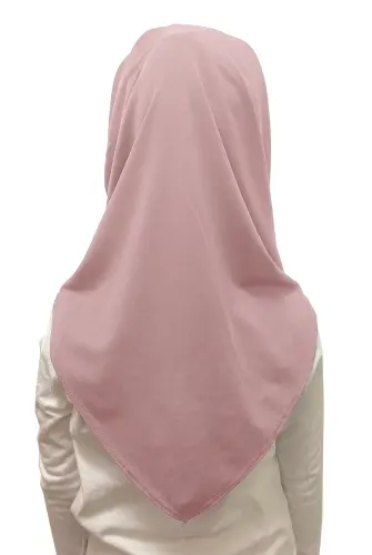 Pratik Hazır Geçmeli Çocuk Eşarp Pembe - 3