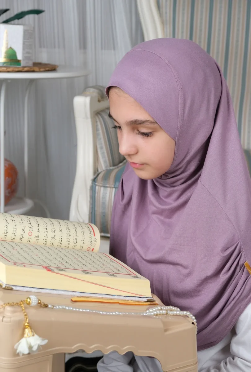Pratik Hazır Geçmeli Çocuk Şal Gül Kurusu - 6