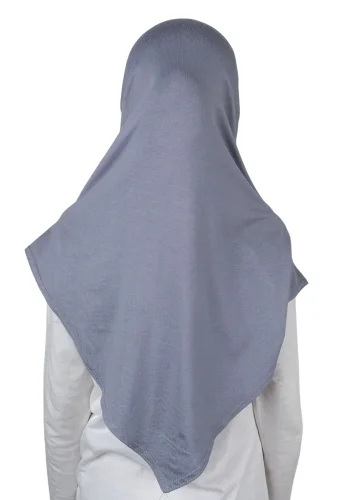 Pratik Hazır Geçmeli Çocuk Şal Koyu Gri - 7