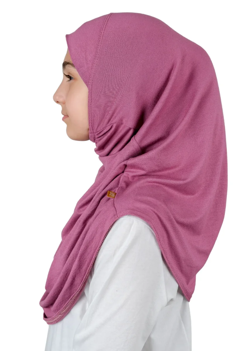 Pratik Hazır Geçmeli Çocuk Şal Pembe - 5