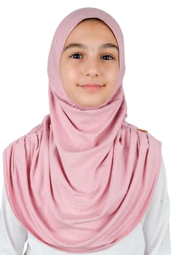 Pratik Hazır Geçmeli Çocuk Şal Pudra 