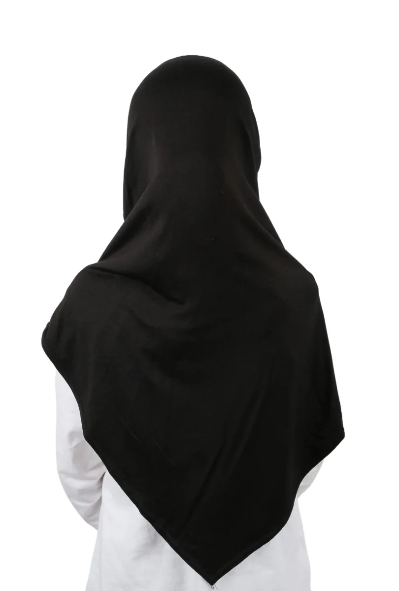 Pratik Hazır Geçmeli Çocuk Şal Siyah - 7