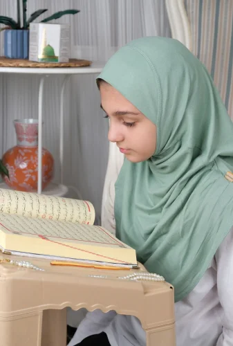 Pratik Hazır Geçmeli Çocuk Şal Yeşil - 6