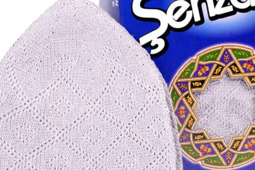 Prayer Cap (12 Pieces) Gray - İhvan (1)