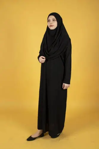 Prayer Dress Child - Waiter Size - Black - İhvan (1)