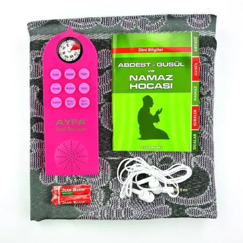 Prayer Teaching Prayer Rug with Headphone and Compass - 3