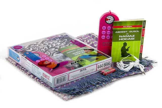 Prayer Teaching Prayer Rug with Headphone and Compass - 6