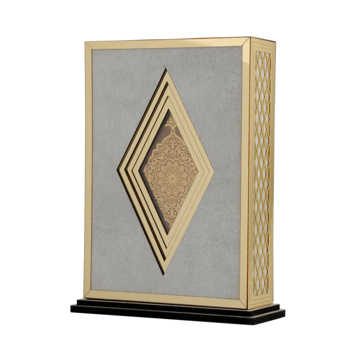 Prizma Pleksi Kutulu Orta Boy Kuranı Kerim - Gold - 2