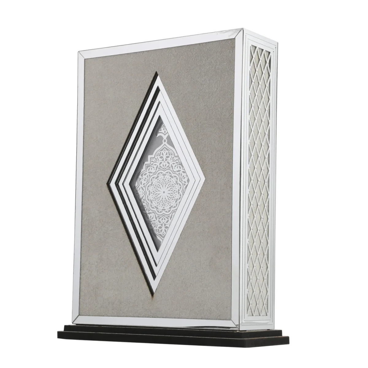 Prizma Pleksi Kutulu Orta Boy Kuranı Kerim - Gümüş - 2