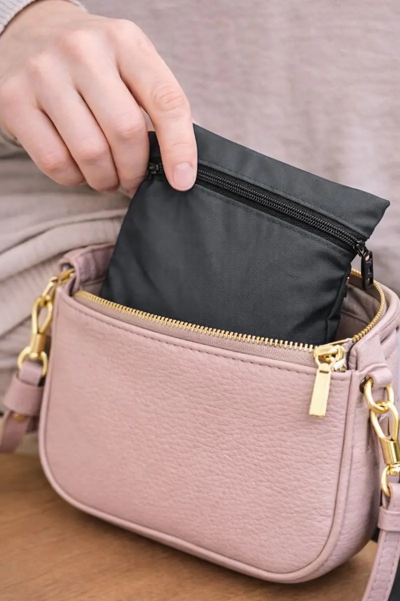 Pusulalı Cep Seccadesi - Gri Renk - 3