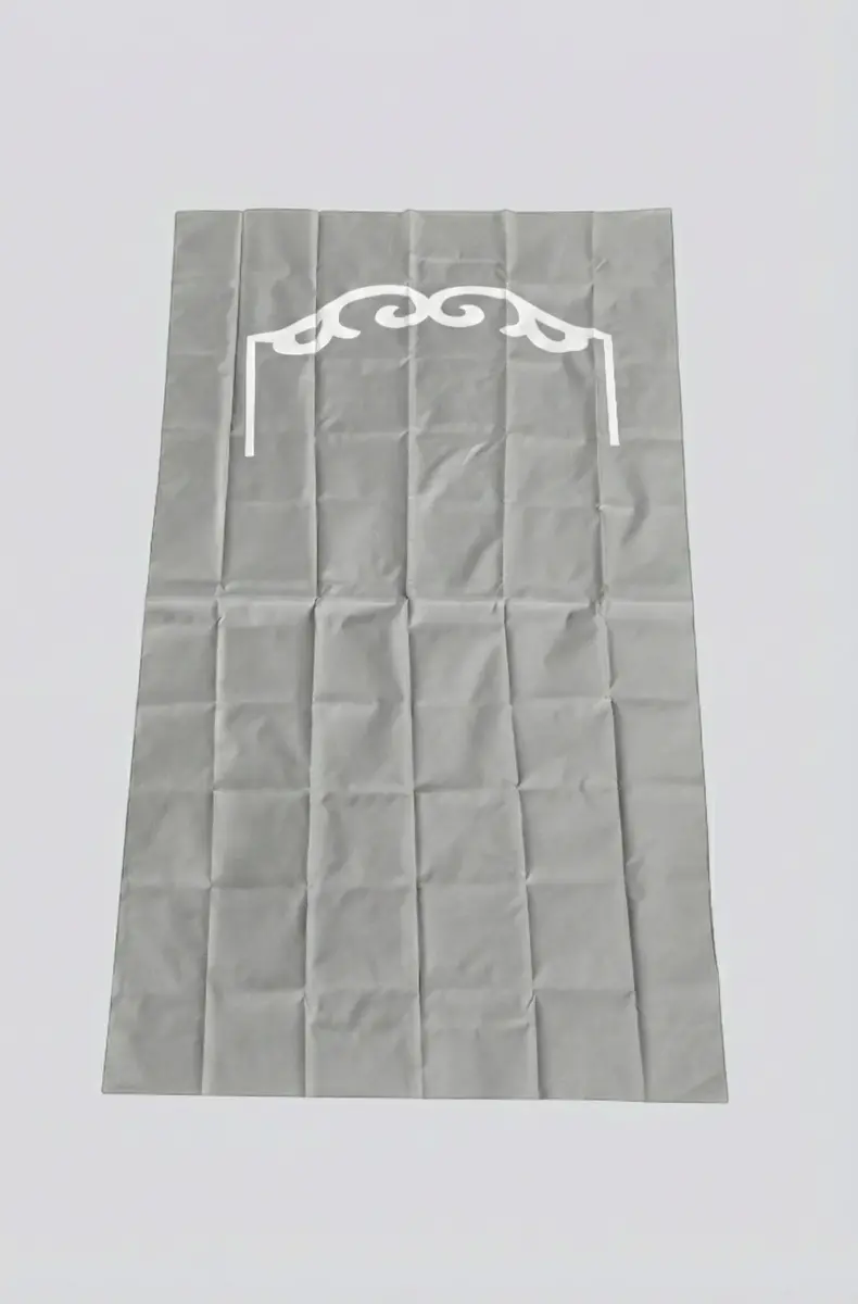 Pusulalı Cep Seccadesi - Gri Renk - 5